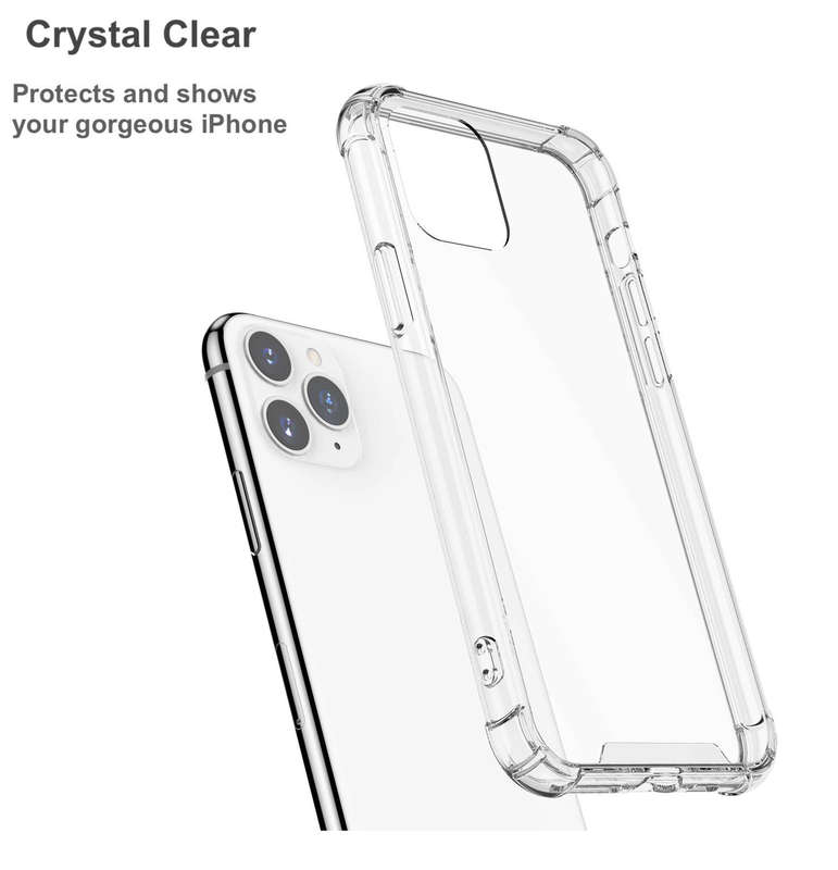 CellTime iPhone 12 Pro Max Clear Shock Resistant Armor Cover