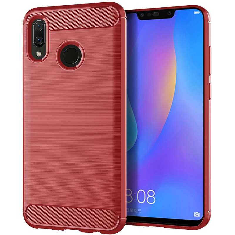CellTime Huawei Y8s 2020 Shockproof Carbon Fiber Design Cover