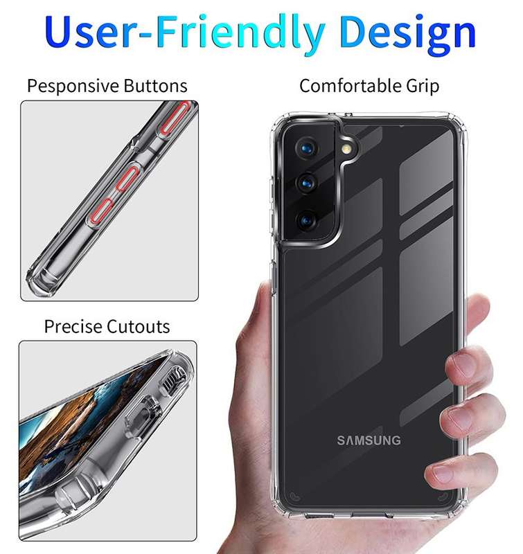 CellTime Galaxy S21 Shockproof Clear Cover