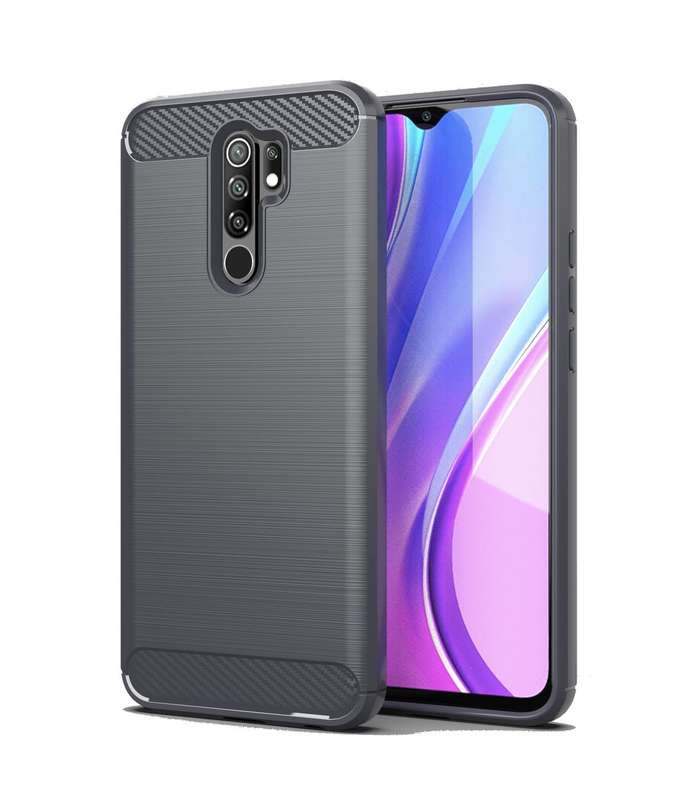 CellTime Xiaomi Redmi 9 Shockproof Carbon Fiber Design Cover