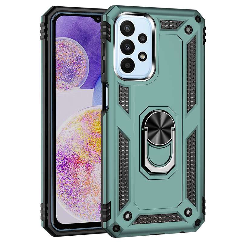 Sergeant Armor Shockproof Kickstand Cover for Galaxy A23 4G
