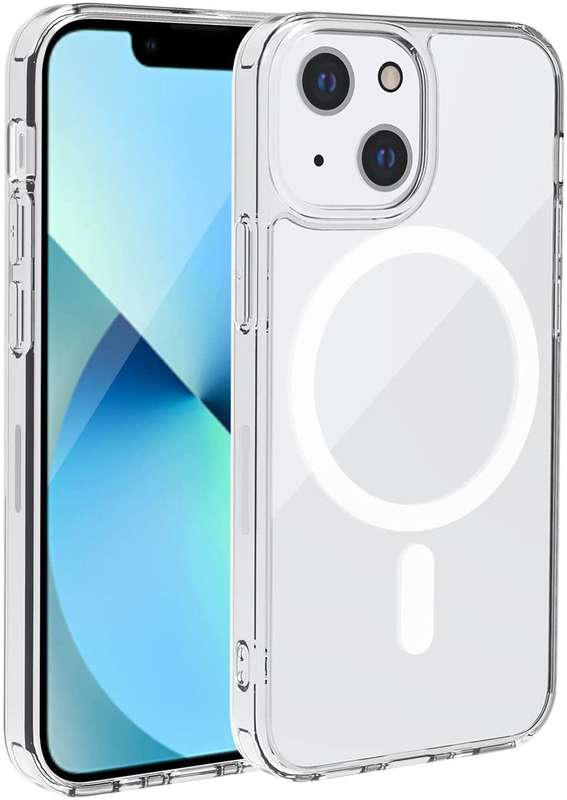 CellTime iPhone 13 Mini Clear Shockproof Clear Cover with MagSafe