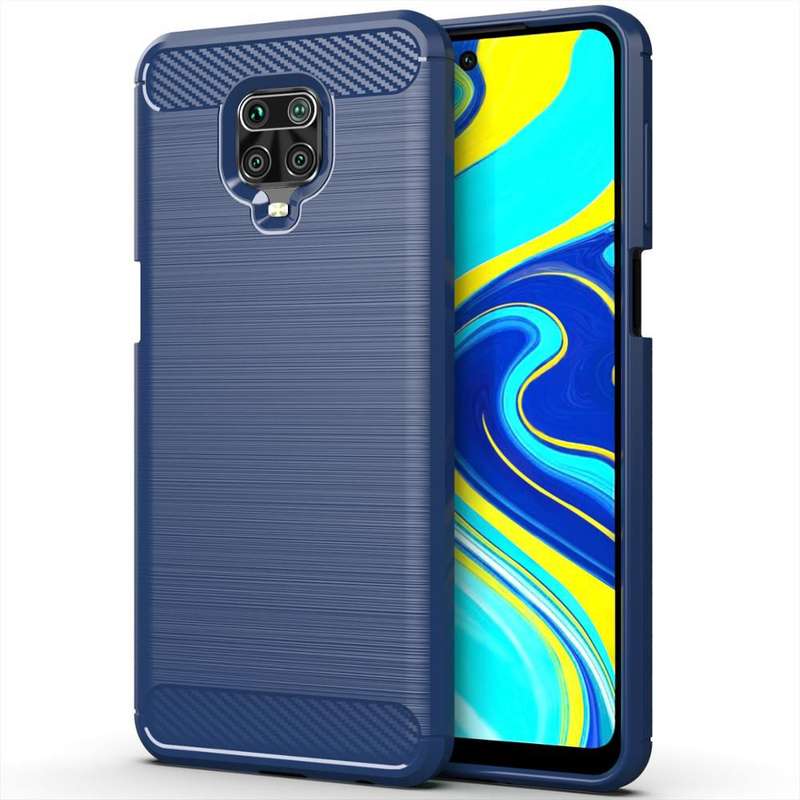 CellTime Xiaomi Redmi Note 9s / Pro Shockproof Carbon Fiber Design Cover