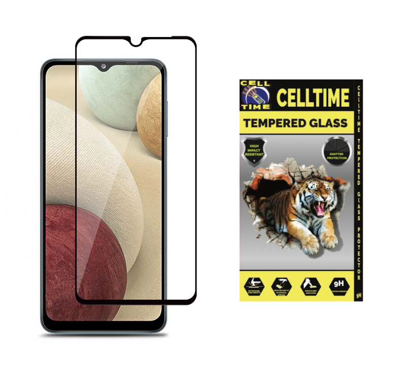 CellTime Full Tempered Glass Screen Guard for Galaxy A12