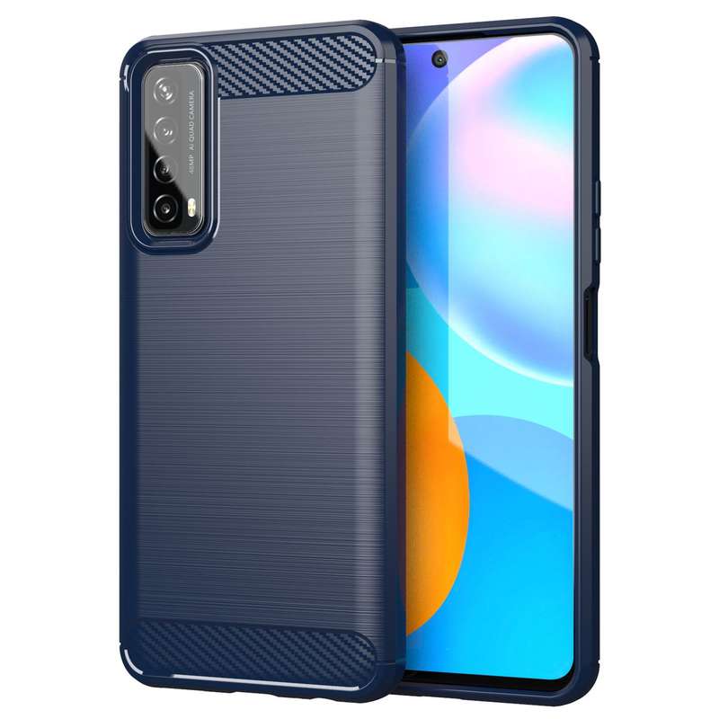 CellTime Huawei P Smart 2021 Shockproof Carbon Fiber Design Cover