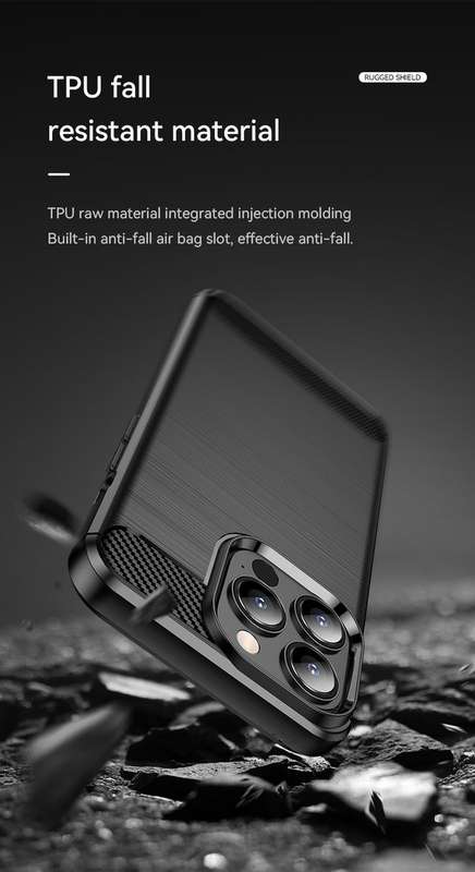 CellTime iPhone 13 Pro Max Shockproof Carbon Fiber Design Cover