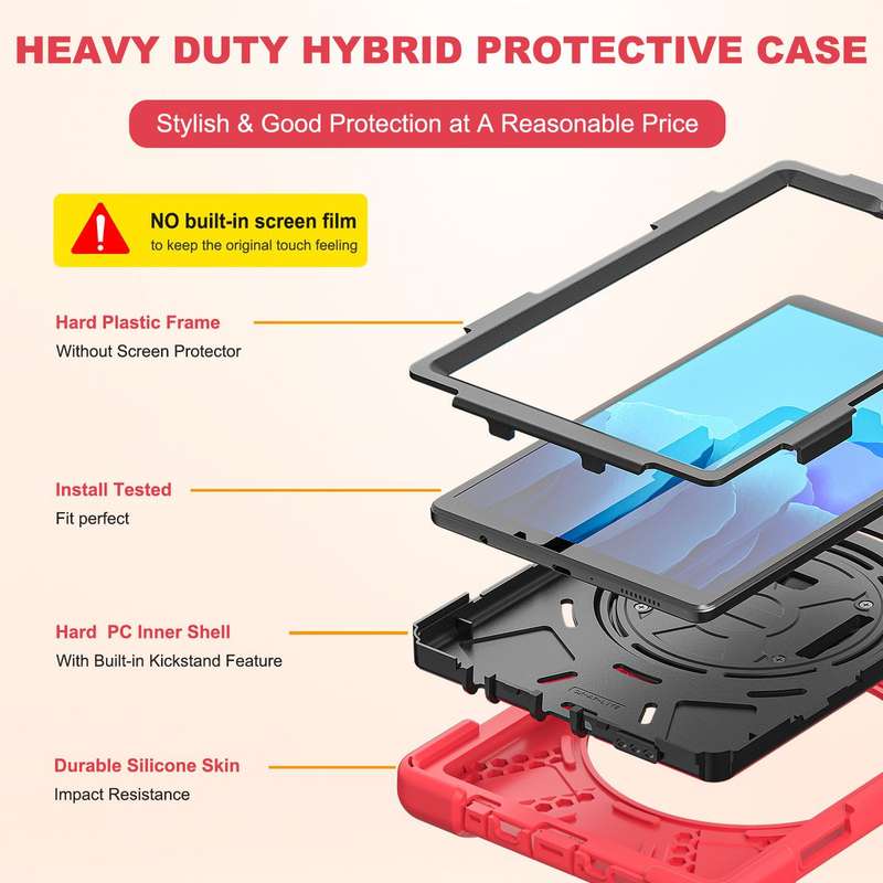 CellTime PirateKing Shockproof Rugged Cover for Galaxy Tab A7 Lite 8.7" T225