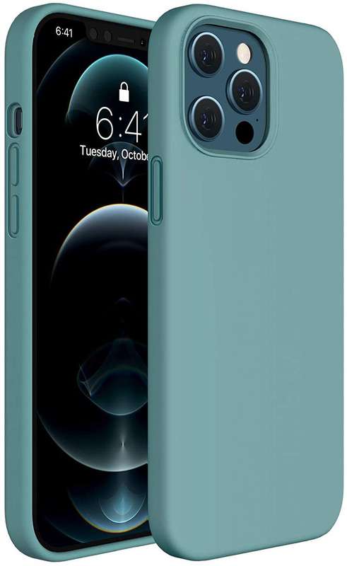 CellTime iPhone 12 Pro Max Shockproof Thickened Design Silicone Case with Soft Feel