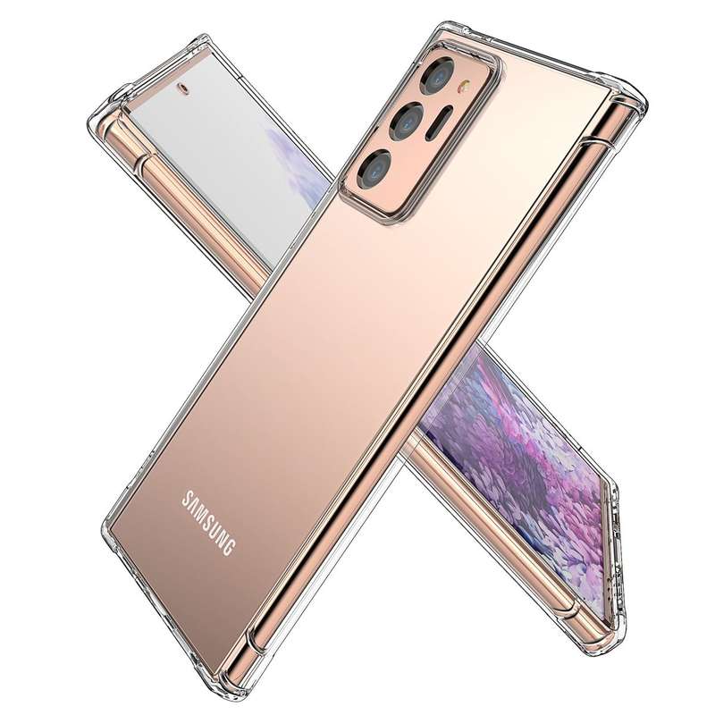 CellTime Galaxy Note 20 Ultra 5G Clear Shock Resistant Armor Cover