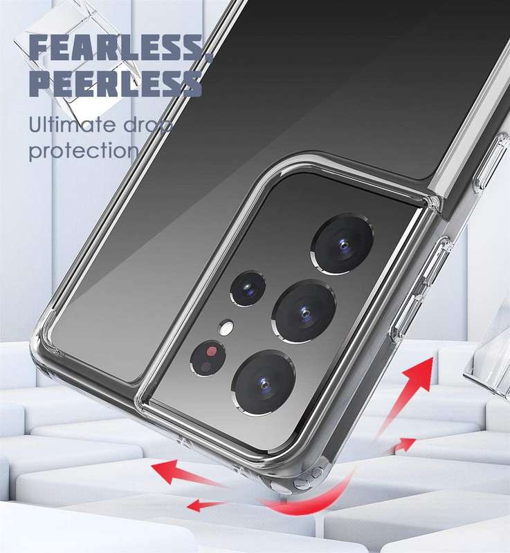 CellTime Galaxy S21 Ultra Shockproof Clear Cover