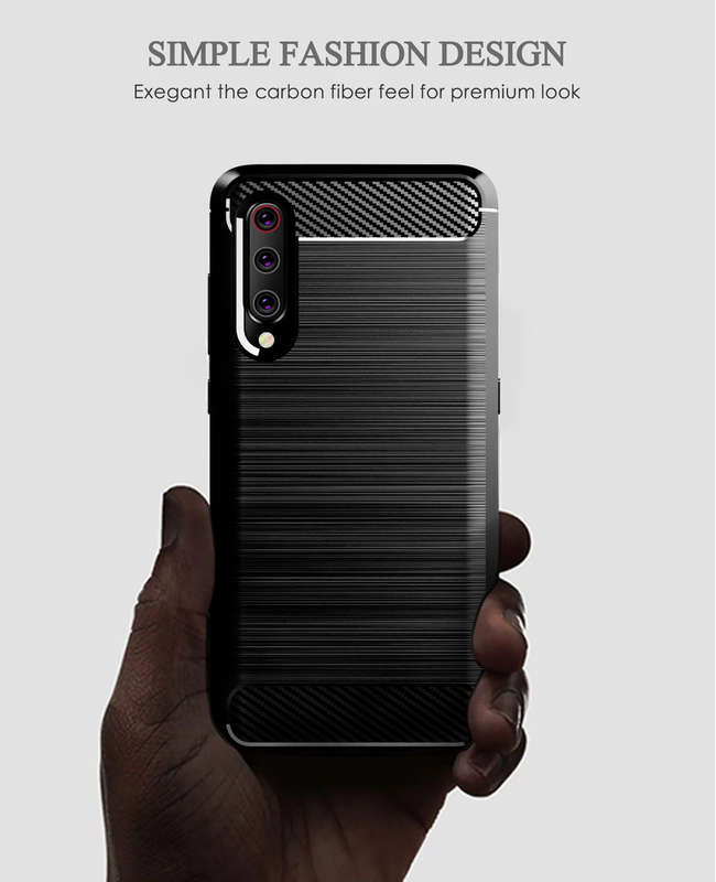 CellTime Xiaomi Redmi Note 8 Shockproof Carbon Fiber Design Cover
