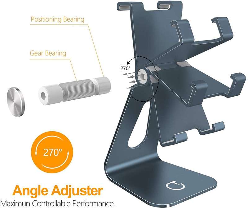 Adjustable Mini Multi-Angle Aluminium Smartphone & Tablet Stand