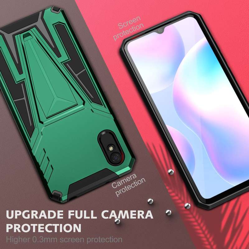 CellTime V-Armor Shockproof Kickstand Cover for Redmi 9A