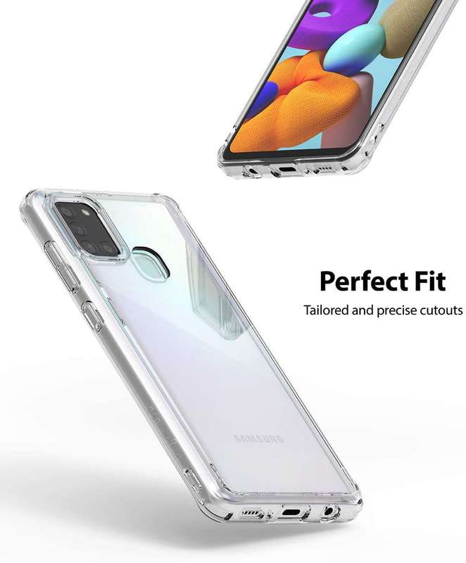 CellTime Galaxy A21S Shockproof Clear Cover