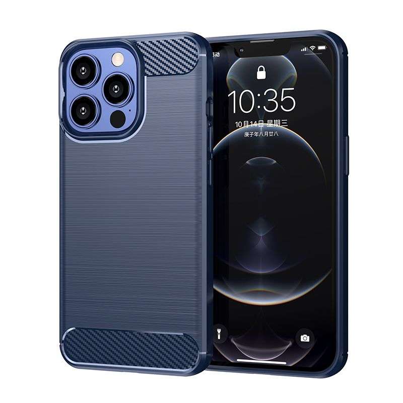 CellTime iPhone 13 Pro Max Shockproof Carbon Fiber Design Cover