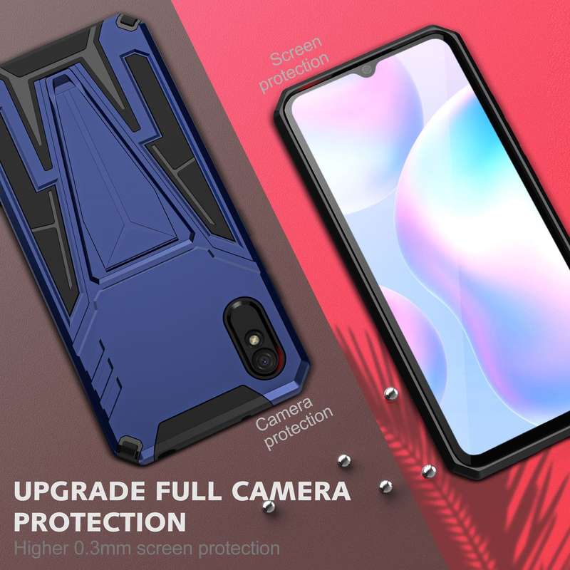 CellTime V-Armor Shockproof Kickstand Cover for Redmi 9A