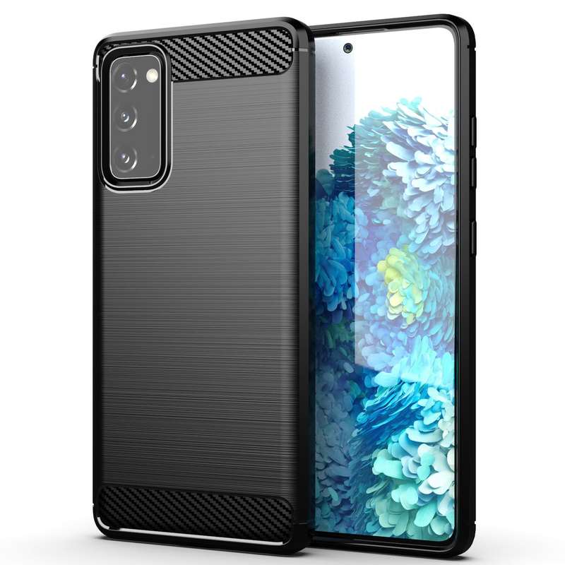 CellTime Galaxy S20 FE (Fan Edition) Shockproof Carbon Fiber Design Cover