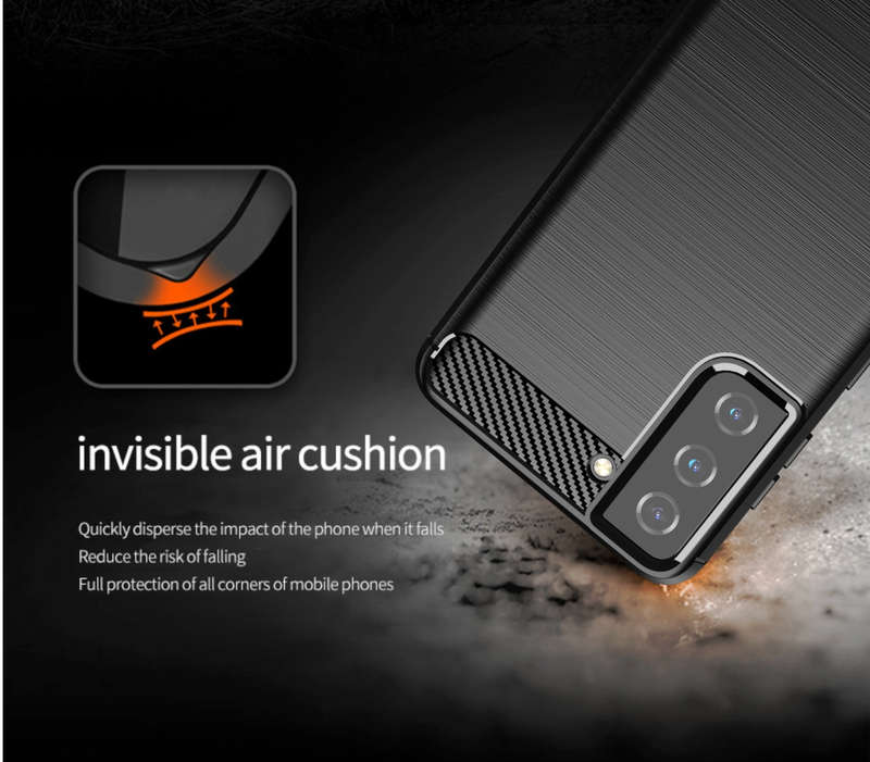 CellTime Galaxy S21 Plus Shockproof Carbon Fiber Design Cover