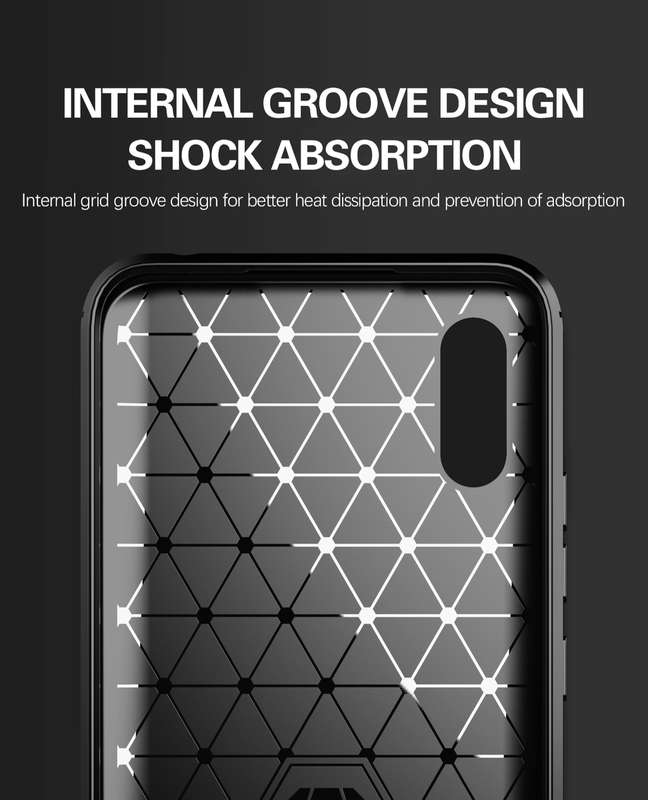 CellTime Xiaomi Redmi 9A Shockproof Carbon Fiber Design Cover