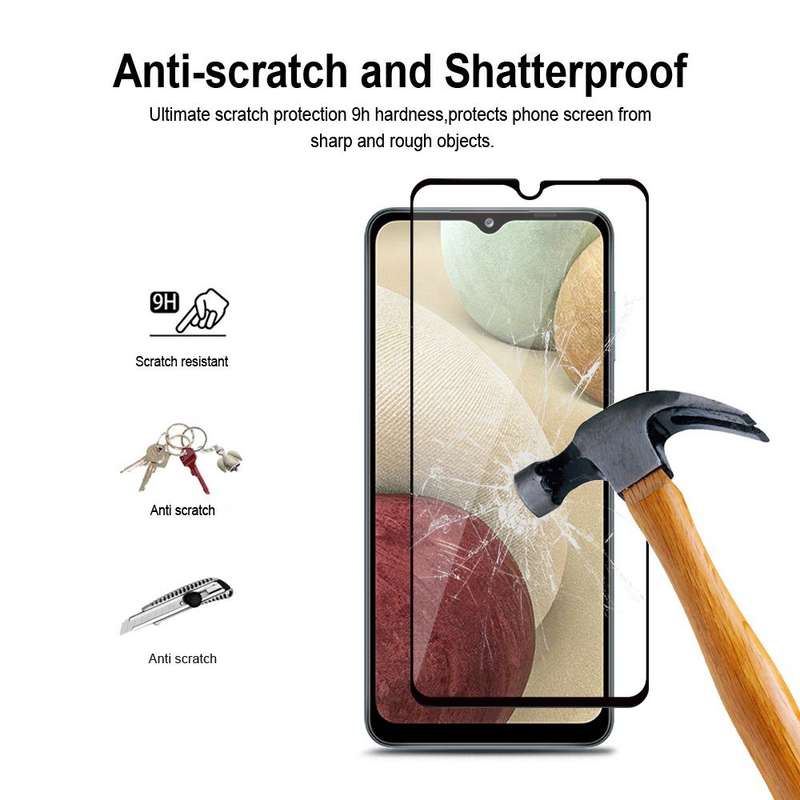 CellTime Full Tempered Glass Screen Guard for Galaxy A12