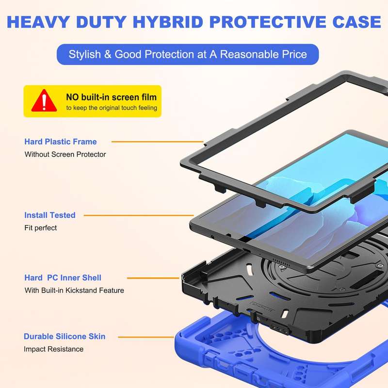 CellTime PirateKing Shockproof Rugged Cover for Galaxy Tab A7 Lite 8.7" T225
