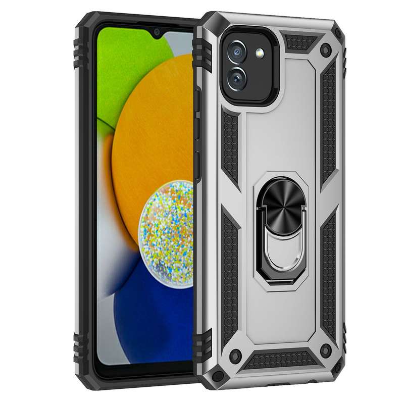 Sergeant Armor Shockproof Kickstand Cover for Galaxy A03