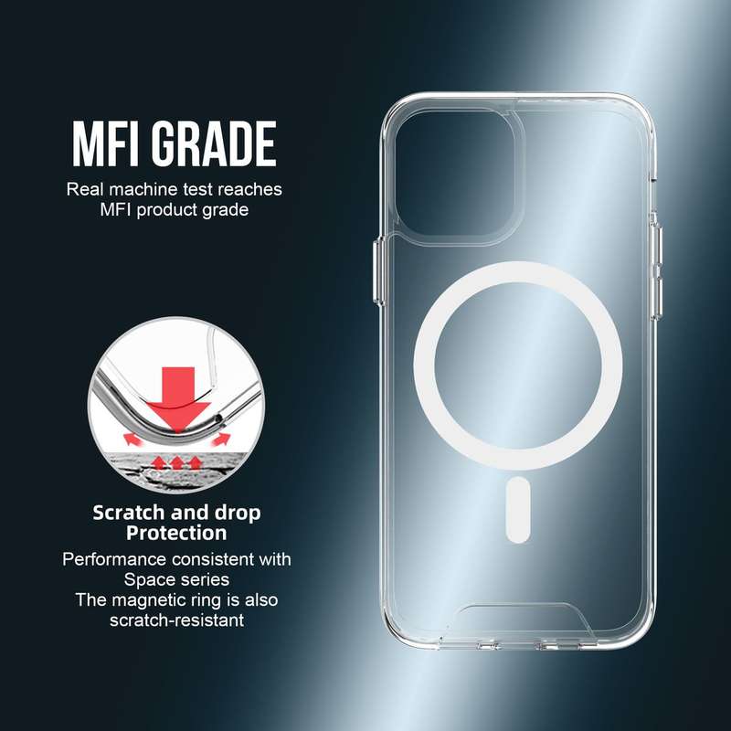 CellTime iPhone 12 Pro Max Clear Shockproof Cover with MagSafe