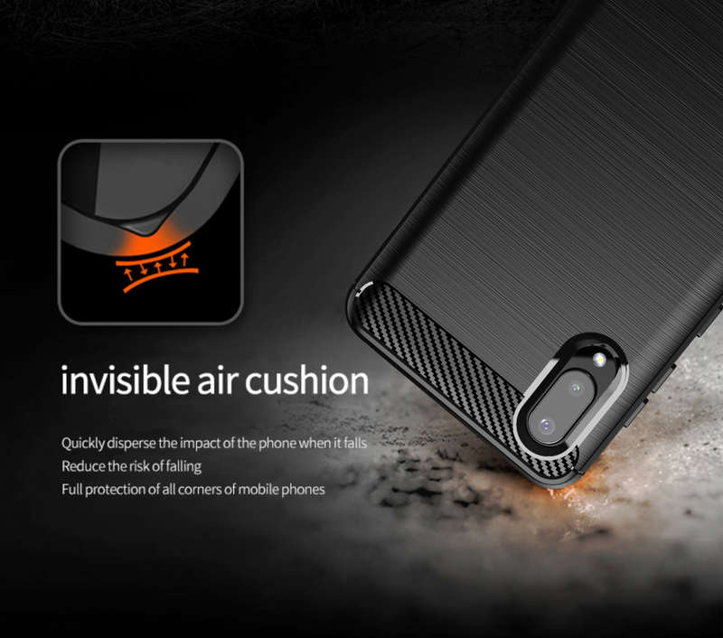 CellTime Galaxy A02 Shockproof Carbon Fiber Design Cover