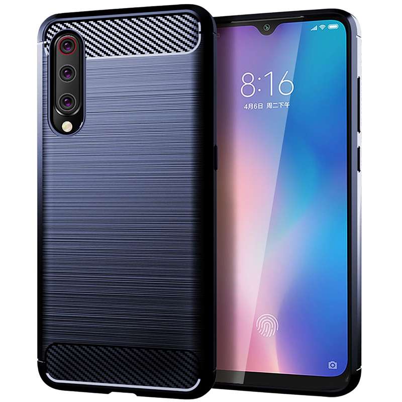 CellTime Xiaomi Redmi Note 8 Shockproof Carbon Fiber Design Cover