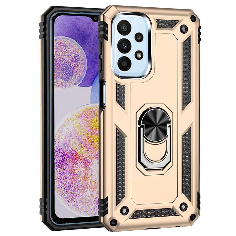 Sergeant Armor Shockproof Kickstand Cover for Galaxy A23 4G