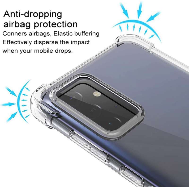 CellTime Galaxy A02s Clear Shock Resistant Armor Cover