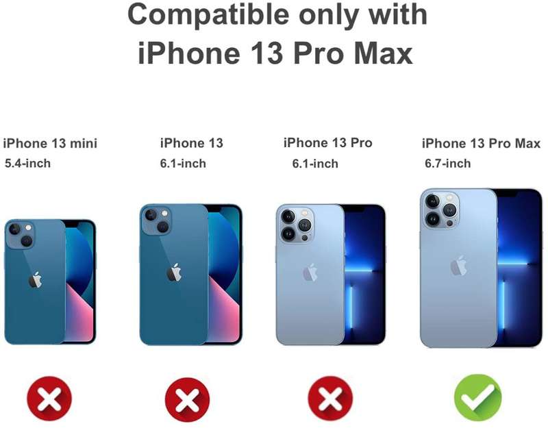 CellTime iPhone 13 Pro Max Clear Shock Resistant Armor Cover