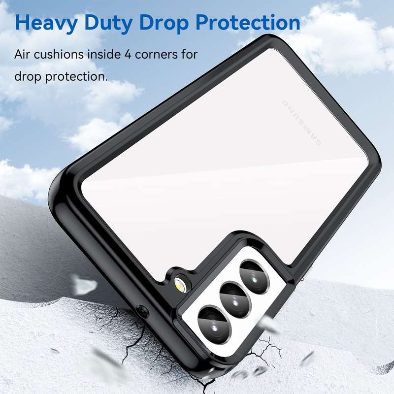 Candy Clear Shockproof Cover for Galaxy S23 Plus