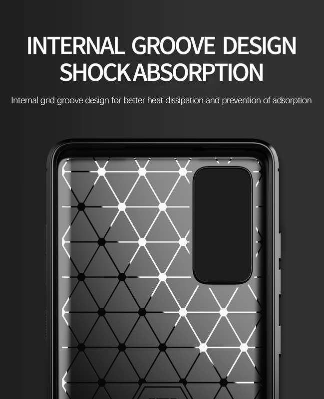 CellTime Galaxy S20 FE (Fan Edition) Shockproof Carbon Fiber Design Cover