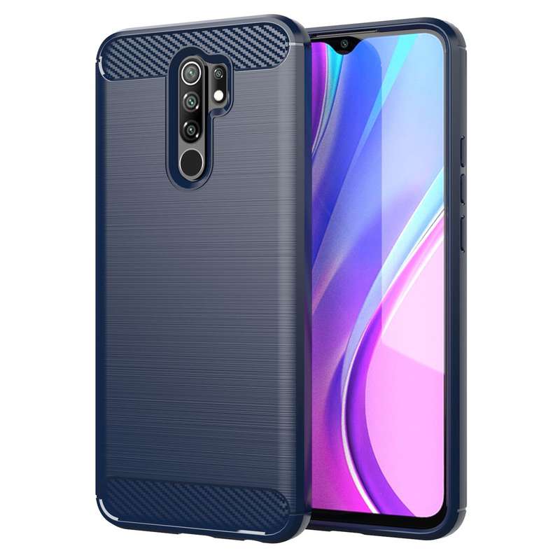 CellTime Xiaomi Redmi 9 Shockproof Carbon Fiber Design Cover