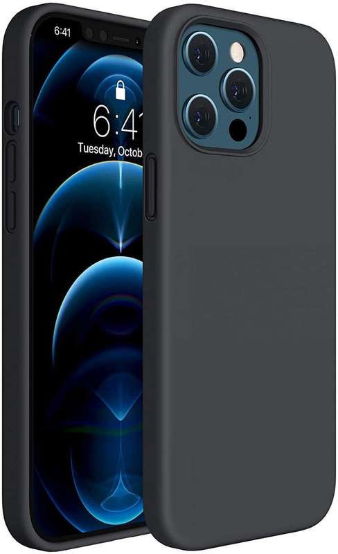 CellTime iPhone 12 Pro Max Shockproof Thickened Design Silicone Case with Soft Feel