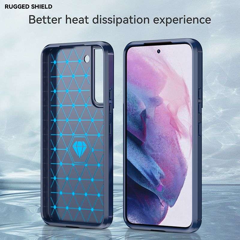 Carbon Fiber Design Cover for Galaxy S23 Plus Shockproof Case