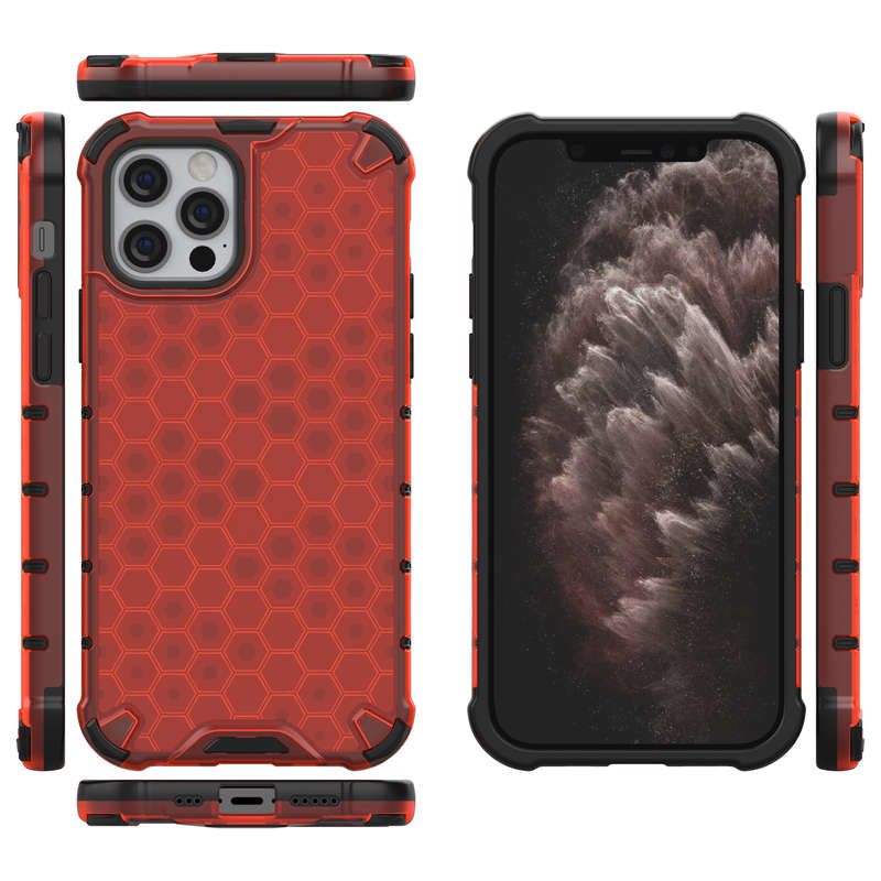 CellTime iPhone 12 / iPhone 12 Pro Shockproof Honeycomb Cover