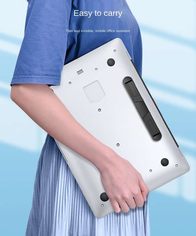 Height Adjustable Ergonomic Plastic Portable Laptop Stand