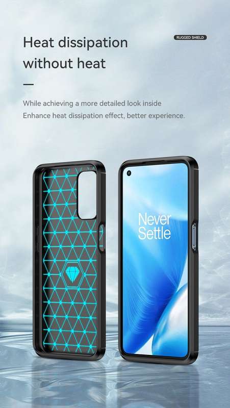 CellTime Oppo A74 Shockproof Carbon Fiber Design Cover