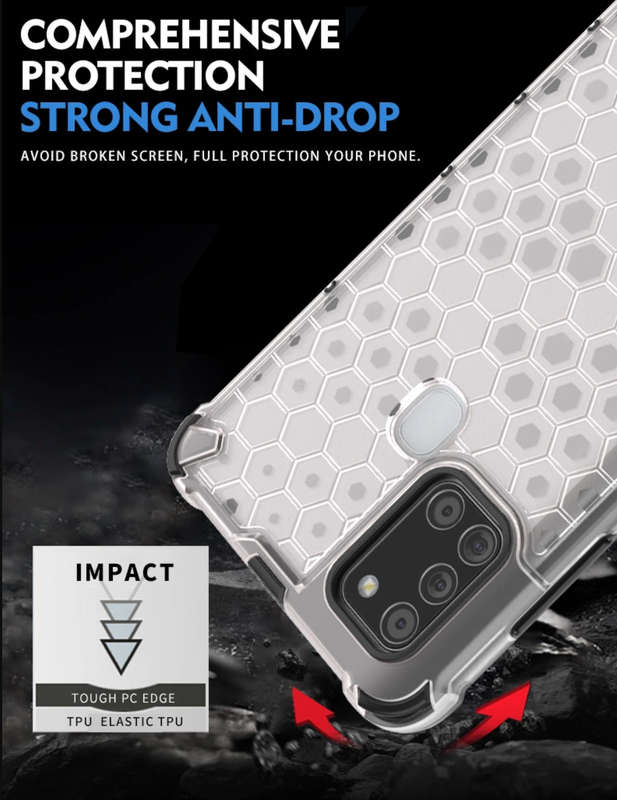 CellTime Galaxy A21s Shockproof Honeycomb Cover