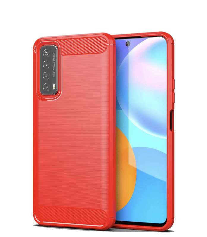 CellTime Huawei P Smart 2021 Shockproof Carbon Fiber Design Cover