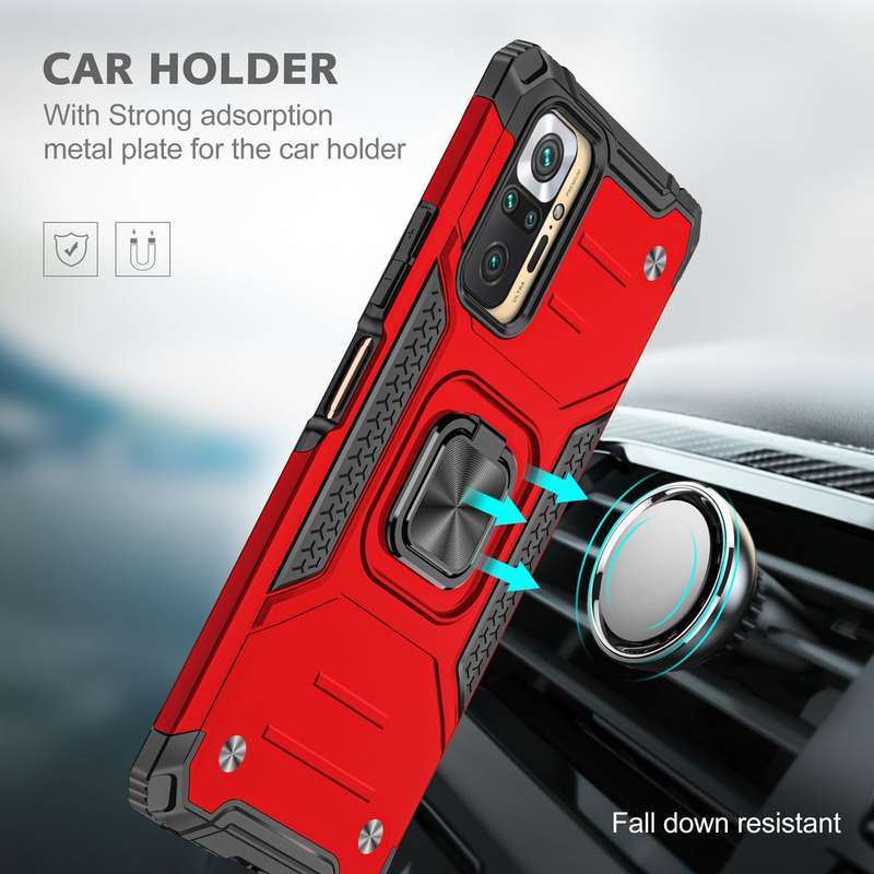 CellTime Redmi Note 10 Pro Shockproof Kemeng Armor Kickstand Cover