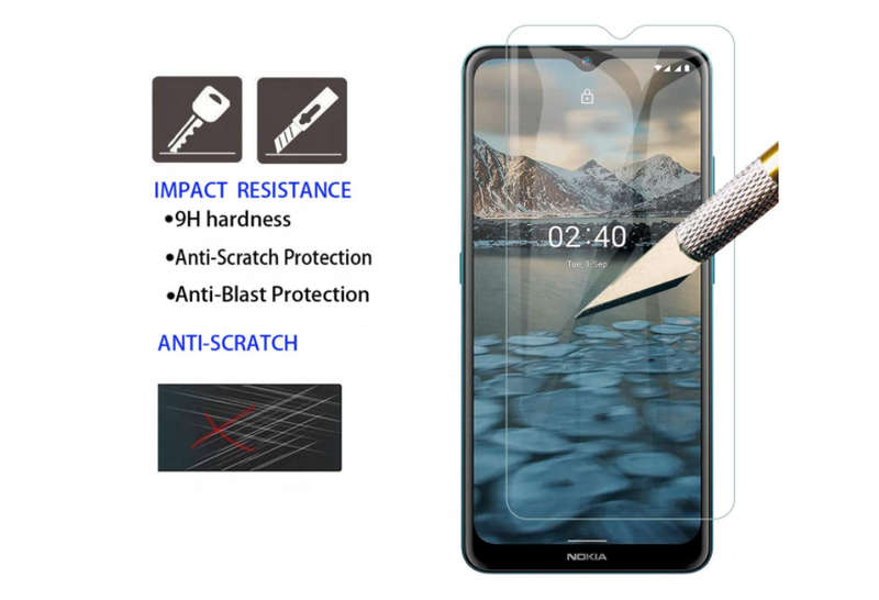 CellTime Full Tempered Glass Screen Guard for Nokia 2.4
