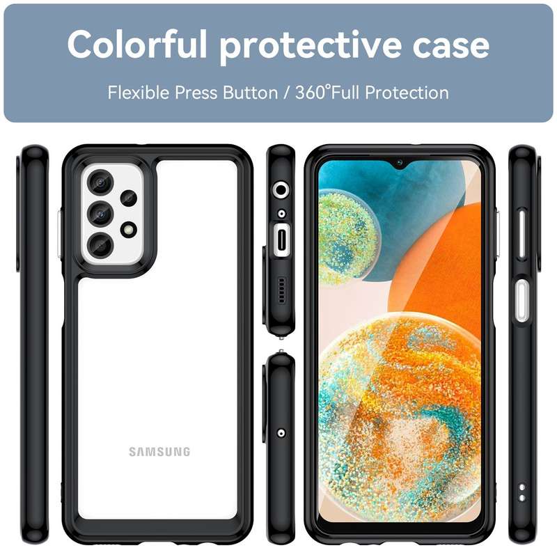 Candy Clear Shockproof Cover for Galaxy A23