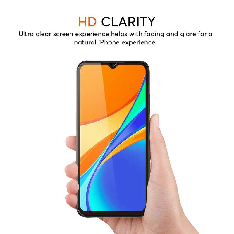 CellTime Full Tempered Glass Screen Guard for Xiaomi Redmi 9A