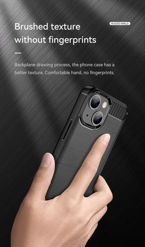 Carbon Fiber Design Cover iPhone 13 Mini Shockproof Case
