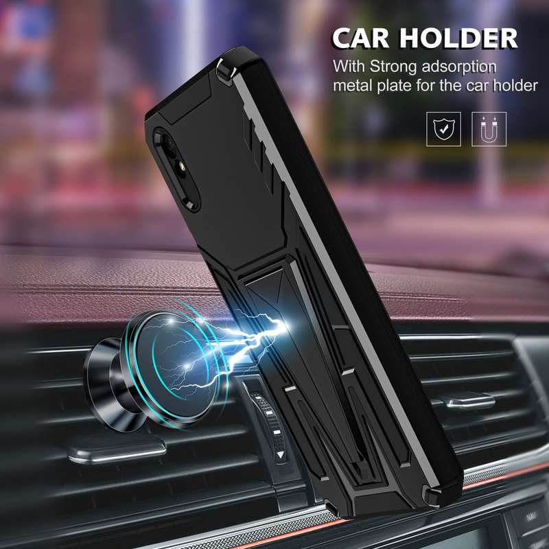 CellTime V-Armor Shockproof Kickstand Cover for Redmi 9A