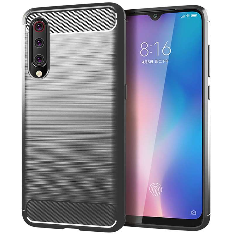 CellTime Xiaomi Redmi Note 8 Shockproof Carbon Fiber Design Cover