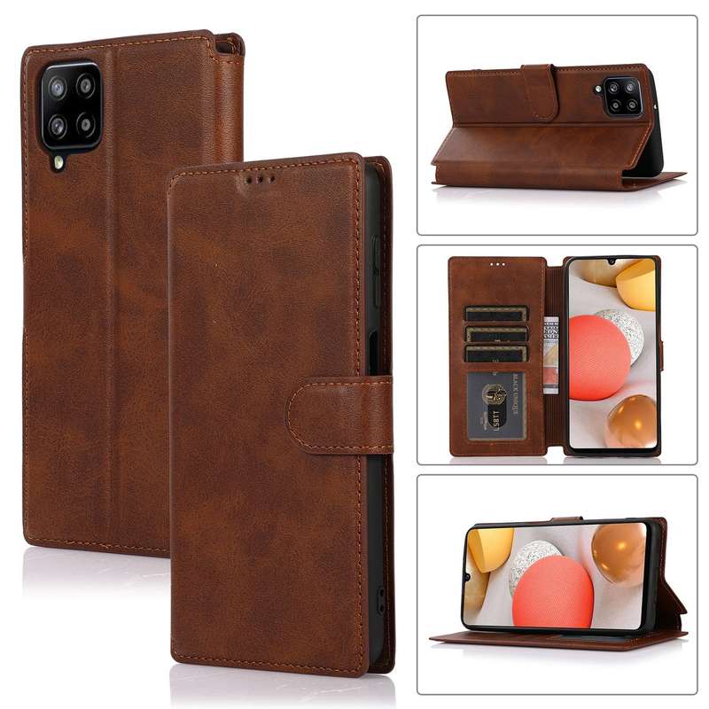 CellTime Galaxy A12 Flip Cover with Card Slots